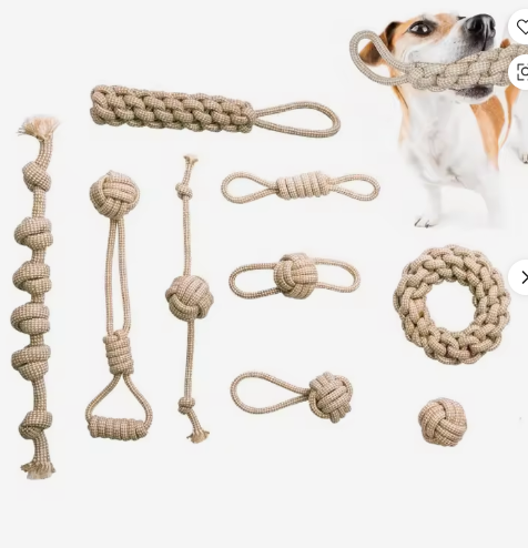 Hemp Rope 8-pc Set